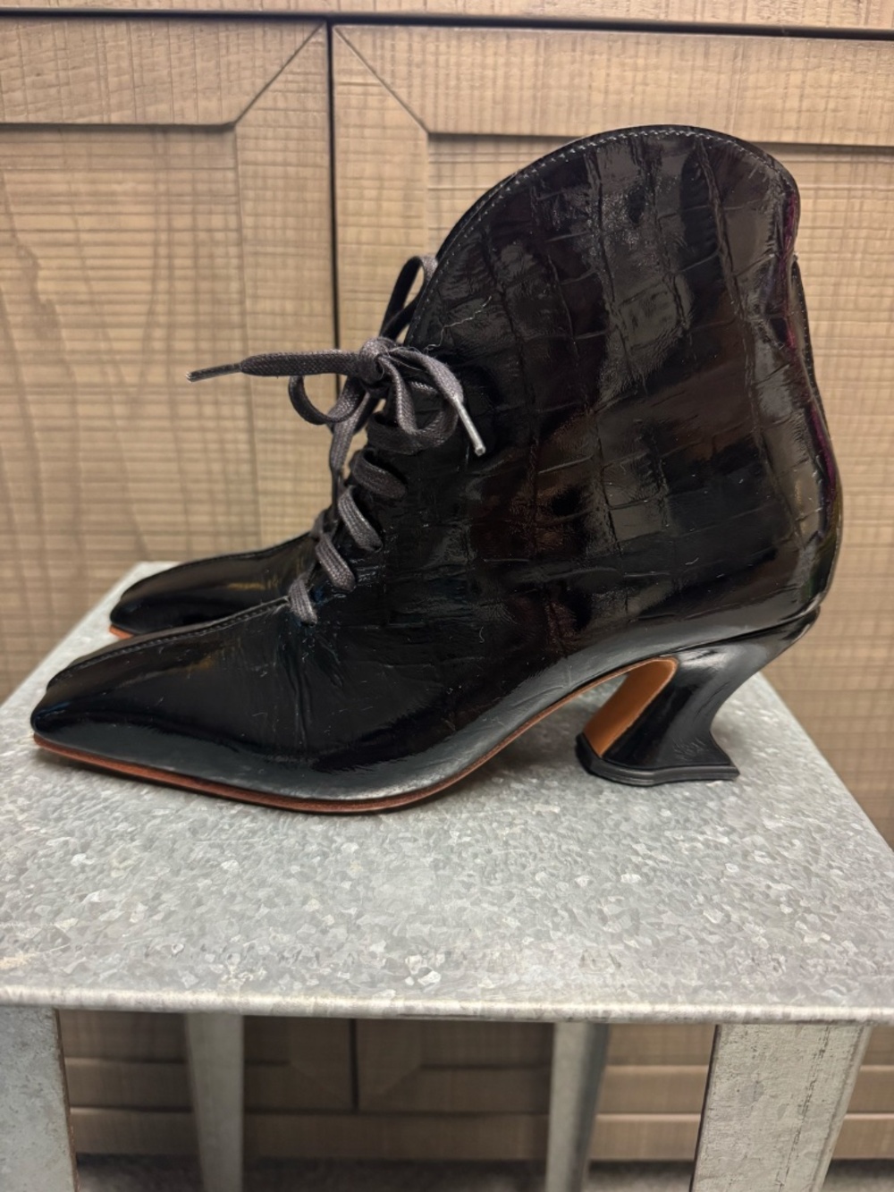 Super Fine Glory Laceup Ankle Boots - Picture 2 of 5